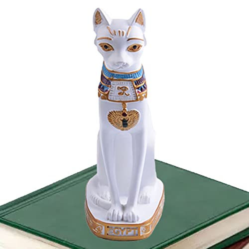 Imtrub Bastet-Statue | Ägypten Bastet Sammlerfigur | Kunstharz-Katzenfigur, Modell, Desktop-Ornament für Heimbüro-Dekoration von Imtrub