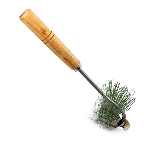 Imtrub Jätwerkzeug | 4-Klauen-Handjätgerät zum Entwurzeln von Unkraut - Garten-Unkraut-Entferner-Werkzeug mit langem Griff für Hof, Terrasse, Garten von Imtrub