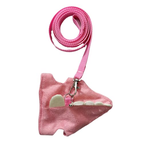 Imtrub Kaninchen Leine Und Geschirr Set | Verstellbares Kleines Geschirr Und Leine Set | Weiches Für Kleine Haustiere Zum Spazieren Outdoor Abenteuer Kätzchen von Imtrub