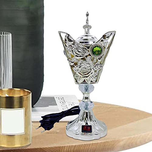 Imtrub Räuchergefäß aus dem Nahen Osten - Elektrischer Räucherkohlebrenner | Räucherstäbchenhalter im arabischen und nahöstlichen St für Zuhause, Hoteldekoration, Aromatherapie-Ornament von Imtrub