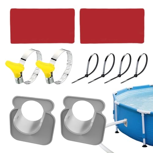 Imtrub Schlauchhalter Für Pool - Verstellbarer Rohrhalter,Ersatzteile Für Spa Wellness Zuhause Gewerbe Garten Organisation von Imtrub