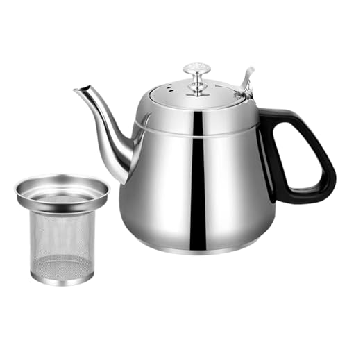 Imtrub Wasserkessel, 1.5L Edelstahl Teekessel, Abnehmbarer Filter, Wasserkocher für Induktionsherd, Gasherd und Elektroherd, Automatischer Pfiff Imtrub Wasserkessel, 1.5L Edelstahl Teekessel, Abnehmbarer Filter, Wasserkocher für Induktionsherd, Gasherd und Elektroherd, Automatischer Pfiff von Imtrub