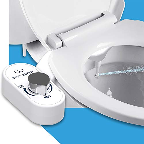 BUTT BUDDY - Bidet Toilet Seat Attachment & Fresh Water Sprayer (Easy to Install, Universal Fit, No Plumbing or Electricity Required | Self-Cleaning Nozzle, Adjustable Pressure Control, USA Stock) von In My Bathroom