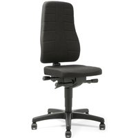 bimos Arbeitsdrehstuhl All-In-One Highline, Stoff, mit Rollen, schwarz von bimos