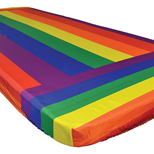 In the Breeze 8003 Tischdecke mit Regenbogenstreifen, 76,2 x 182,9 cm, 1,8 m von In the Breeze