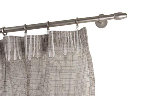 InCasa Gardinenstange Ø 20 mm, Länge: 280 cm, gebürsteter Edelstahl – komplett InCasa Gardinenstange Ø 20 mm, Länge: 280 cm, gebürsteter Edelstahl – komplett von InCasa