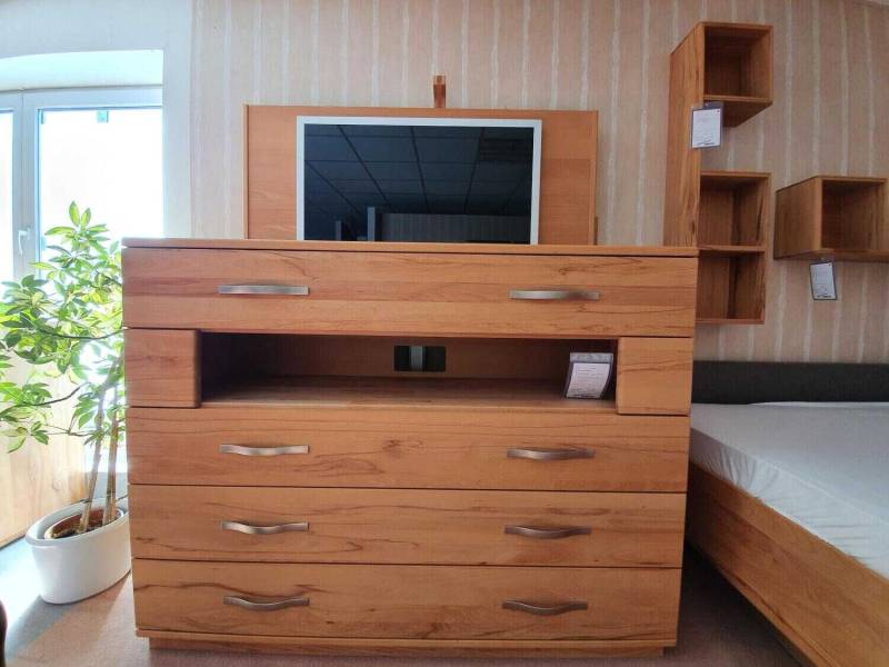 Kommode und TV-Box Modell Casa Residenz mit LED-Beleuchtung und Elektrischer Fun... von InCasa