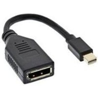 InLine Mini DisplayPort Stecker zu DisplayPort Buchse 0.15m, schwarz, 4K2K von InLine®