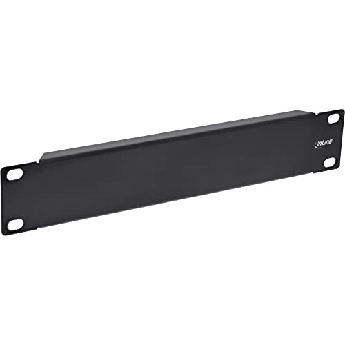 InLine® 10" Blindplatte, 1HE, RAL 9005 schwarz von InLine