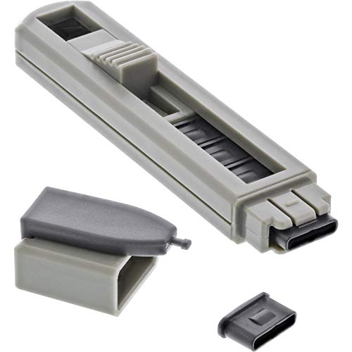 InLine® 55724 USB Typ-C Portblocker, blockt bis zu 6 Ports , von InLine