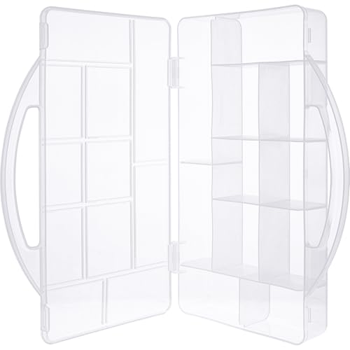 InLine Kleinteilebox – 11 Fächer, transparenter Organizer für Schrauben & Zubehör, mit Klipp-Deckel & Griff, kompakt & robust, 43009N von InLine