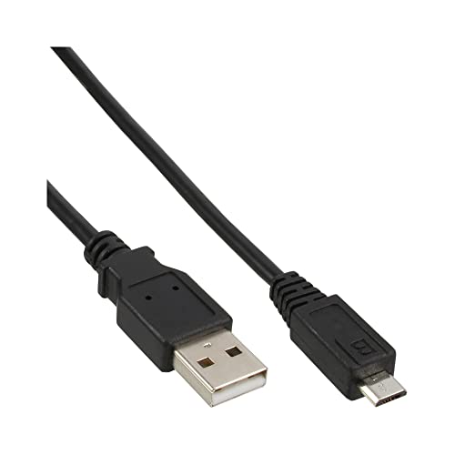 InLine® Micro-USB 2.0 Kabel, USB-A Stecker an Micro-B Stecker, 0,5m von InLine