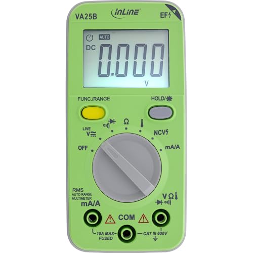 InLine Multimeter mit Auto-Range, Pocketformat, 43117A von InLine