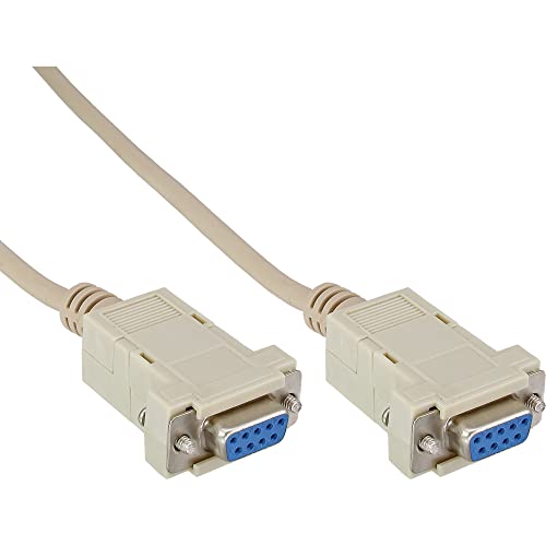 InLine 12226C Nullmodemkabel, 9pol Buchse / Buchse, 10m, geklippt von InLine