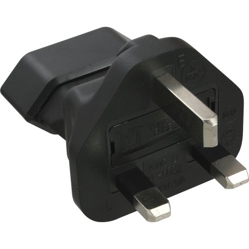 InLine 16702 Reiseadapter, England UK Stecker auf Euro-Steckdose, 3 Ampere von InLine