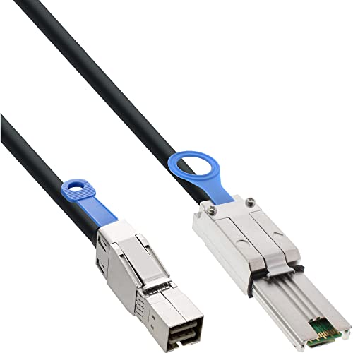 InLine 27639C externes Mini SAS HD Kabel, SFF-8644 zu SFF-8088, 6Gb/s, 2m von InLine