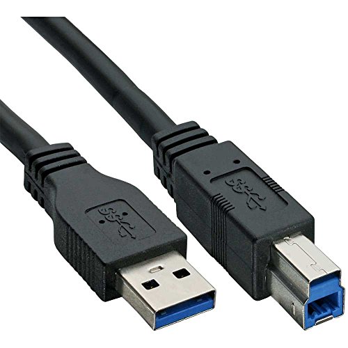 InLine 3 M USB 3.0 3 m USB A USB B schwarz Kabel USB – Kabel USB (3 m, USB A, USB B, männlich/männlich, schwarz, Nickel) von Intel
