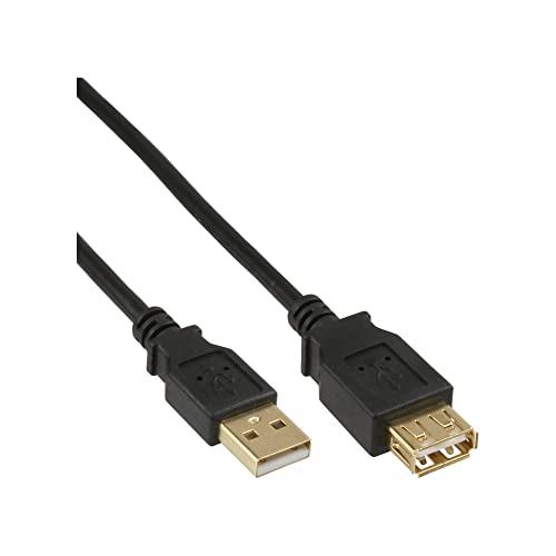 InLine USB 2.0 Verlängerung, vergoldete Kontakte - 5m von InLine