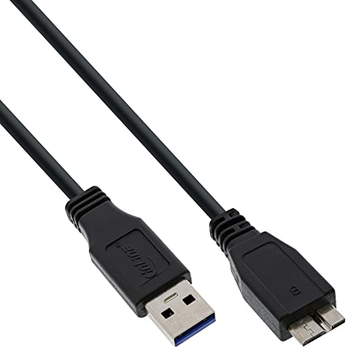 InLine 35450 USB 3.0 Kabel, A an Micro B, schwarz, 5m InLine 35450 USB 3.0 Kabel, A an Micro B, schwarz, 5m von InLine