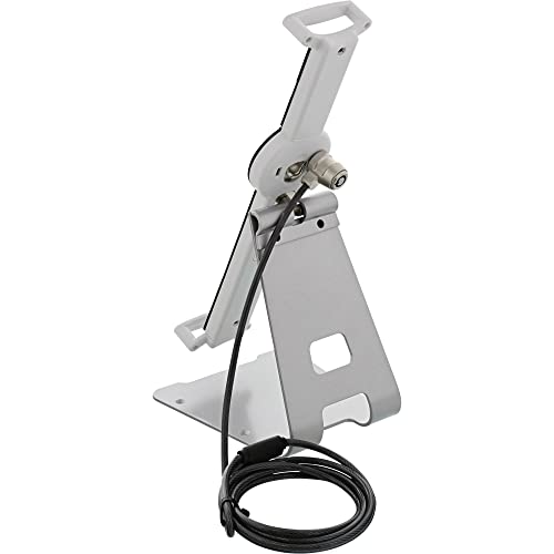 InLine 55727W Tablet Halter universell 10"-13" mit Sicherheitsschloss 1,5m, mit Schlüssel, weiß von InLine