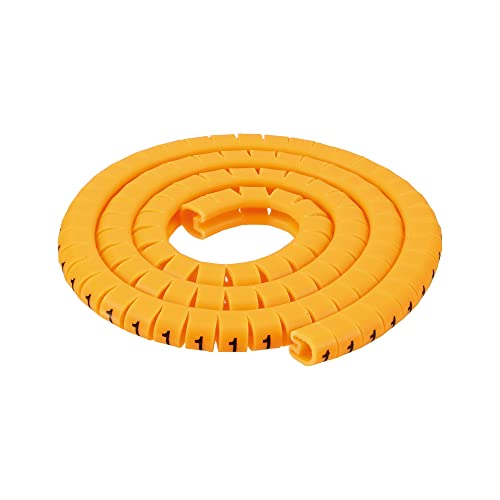 InLine 59961G 1000er Pack Kabelmarkierer 5,2-10mm, Nr.0-9 von InLine