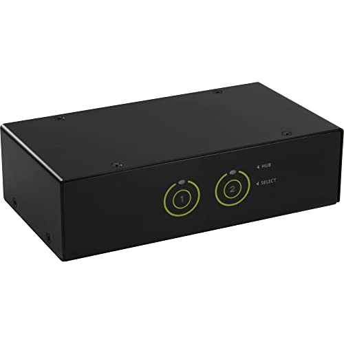 InLine 62622I KVM Desktop Switch, 2-fach, HDMI, USB 3.0 Hub, mit Audio von InLine
