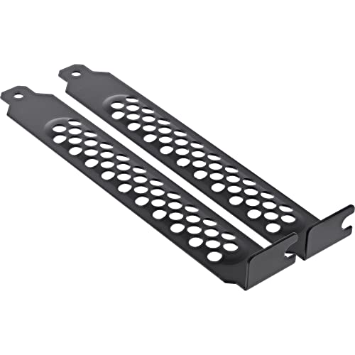 InLine 66641B Slotblech perforiert, schwarz, 2er Pack von InLine