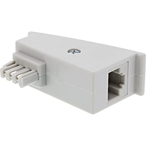 InLine 69949 TAE-F DSL Adapter, TAE-F Stecker auf RJ45 Buchse, 8P2C für Fritzbox InLine 69949 TAE-F DSL Adapter, TAE-F Stecker auf RJ45 Buchse, 8P2C für Fritzbox von InLine