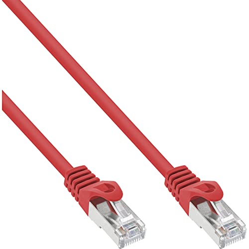 InLine 72522R Patchkabel, SF/UTP, Cat.5e, rot 0,25m von InLine