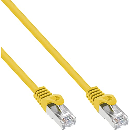 InLine 72522Y Patchkabel, SF/UTP, Cat.5e, gelb, 0,25m von InLine