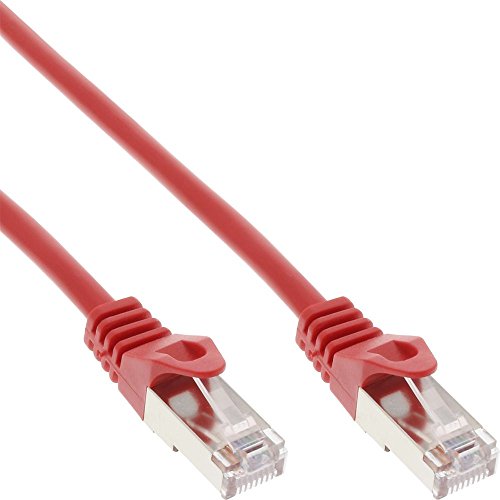 InLine 72525R Patchkabel, SF/UTP, Cat.5e, rot, 25m von InLine