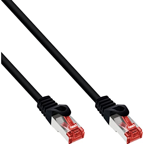 InLine 73633X Crossover Patchkabel, S/FTP, Cat.6, schwarz, 0,3m von InLine