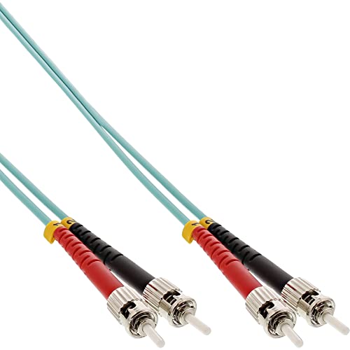 InLine 81502O LWL Duplex Kabel, ST/ST, 50/125µm, OM3, 2m von InLine