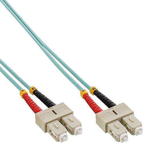 InLine 83502O LWL Duplex Kabel, SC/SC, 50/125µm, OM3, 2m von InLine
