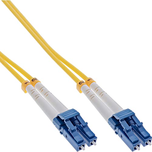 InLine 88656V LWL Duplex Kabel, LC/LC, 9/125µm, OS2, 0,5m von InLine