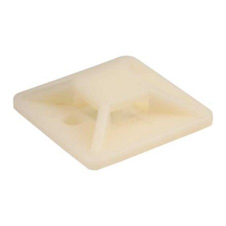 InLine Befestigungssockel für Kabelbinder 25x25mm selbstklebend Natur 10Stk von InLine