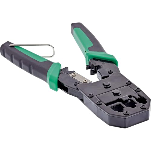 InLine Crimpzange für Netzwerkstecker RJ45 RJ12 RJ11, 3-in-1 Werkzeug zum Schneiden, Abisolieren und Crimpen, kompatibel mit Modularsteckern, 74103B InLine Crimpzange für Netzwerkstecker RJ45 RJ12 RJ11, 3-in-1 Werkzeug zum Schneiden, Abisolieren und Crimpen, kompatibel mit Modularsteckern, 74103B von InLine