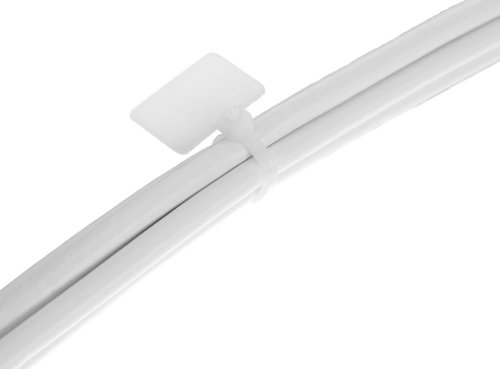InLine Kabelbinder mit Markierfeld aussen 100mmx2,5mm weiß 100 Stück von InLine