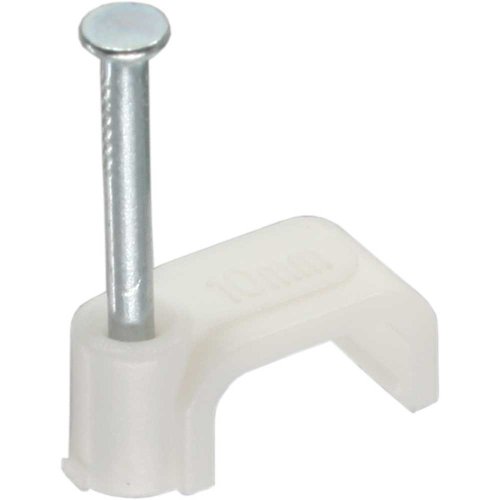 InLine 44020 100er Pack Kabelschelle 8mm eckig, weiß von InLine