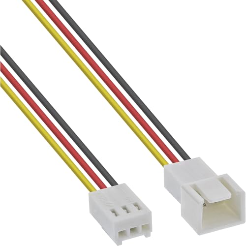 InLine Lüfterkabel Verlängerung 3pol Molex Stecker auf Buchse mit Tachosignalübertragung für PC Lüfter Gehäuse Lüfterkabel, 2m, 33328M InLine Lüfterkabel Verlängerung 3pol Molex Stecker auf Buchse mit Tachosignalübertragung für PC Lüfter Gehäuse Lüfterkabel, 2m, 33328M von InLine
