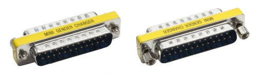 InLine Mini-Gender-Changer 25pol Sub D Stecker/Stecker Silber von InLine
