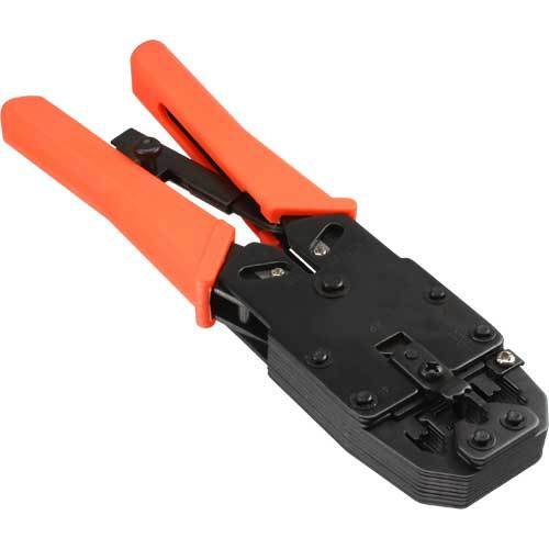 InLine® Modular Crimpzange, für RJ10,11,12,45 und DEC (DSL-Splitter) Stecker von InLine