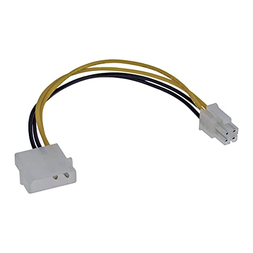 InLine Stromadapter intern, 4pol Netzteil - 4pol Mainboard, 20cm von InLine