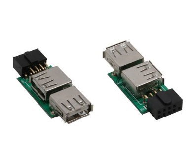 InLine USB 2.0 Adapter 2X Buchse A auf Pfostenanschluss InLine USB 2.0 Adapter 2X Buchse A auf Pfostenanschluss von InLine