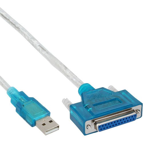 InLine USB zu 25pol parallel Drucker-Adapterkabel 1,8m von InLine