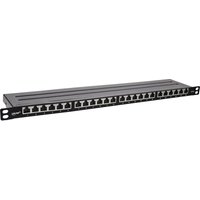 Professionelle Patchpanel Schwarz 24 Ports RJ45 Professionelle Patchpanel Schwarz 24 Ports RJ45 von InLine