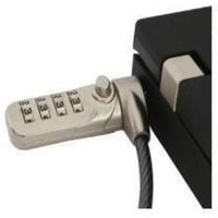 Schloss InLine Zinklegierung Kabel 2 Meter dunkel von InLine