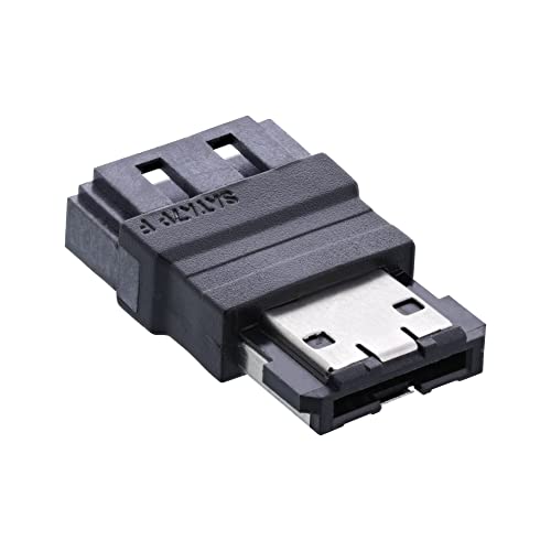 InLine eSATA auf SATA Adapter eSATA Stecker an SATA Buchse schwarz InLine eSATA auf SATA Adapter eSATA Stecker an SATA Buchse schwarz von InLine