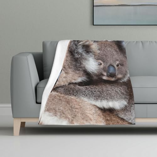 Australien Koalabär,Decke, warme Anti-Pilling-Flanell-Plüsch-Überwurfdecke, 81 x 122 cm Australien Koalabär,Decke, warme Anti-Pilling-Flanell-Plüsch-Überwurfdecke, 81 x 122 cm von InOmak