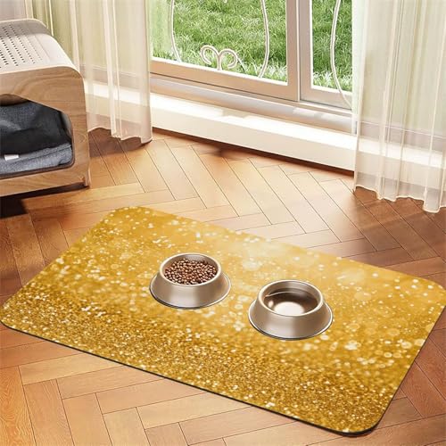Bilder von Glitzer,Futtermatte für Haustiere, Tischsets aus PU-Leder für Katzen und Hunde,30x45cm Bilder von Glitzer,Futtermatte für Haustiere, Tischsets aus PU-Leder für Katzen und Hunde,30x45cm von InOmak